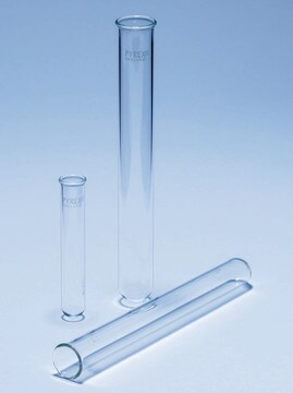 Pyrex&#174; Test tubes, with rim, medium wall 6&#160;mL