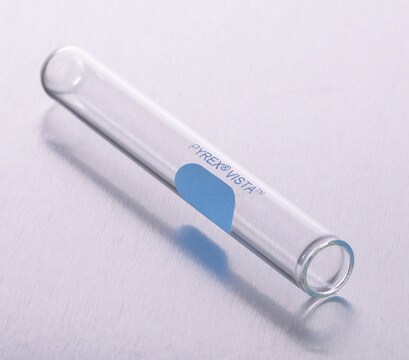 Pyrex&#174; VISTA&#8482; culture tube, rimless diam. × L 10&#160;mm × 75&#160;mm