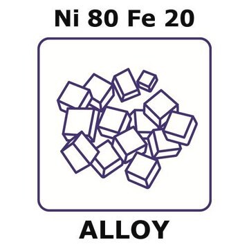 Nickel-iron alloy, Ni80Fe20 200g lump, 5mm max. lump size, pellets