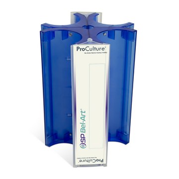 Scienceware&#174; Easyplate petri dish transport carrier Holds 9 in. plates, blue