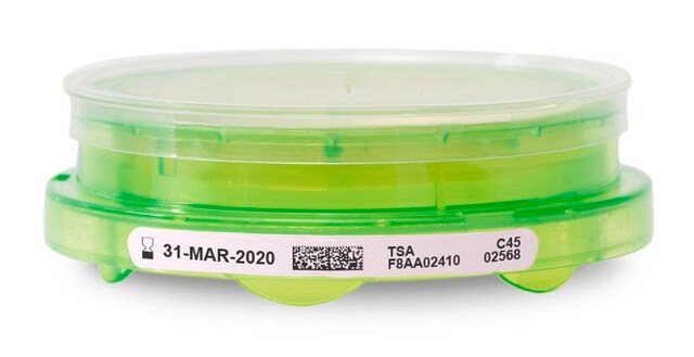 Milliflex Oasis&#174; Culture Media Plate suitable for (Tryptic soy media plates for aerobic and anaerobic microflora)