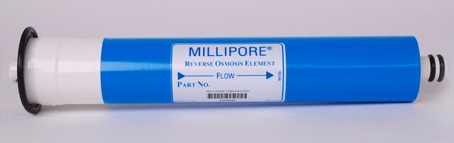 Reverse Osmosis Cartridge Produces RO purified water at a flow rate of 16 L/hr, For use with AFS, Elix Advantage / Essential / Reference, Milli-Q Direct / Integral and RiOs Essential systems