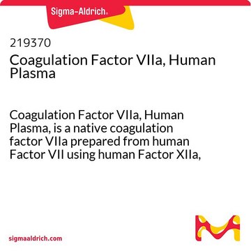 Coagulation Factor VIIa, Human Plasma Coagulation Factor VIIa, Human Plasma, is a native coagulation factor VIIa prepared from human Factor VII using human Factor XIIa, which was removed after activation.