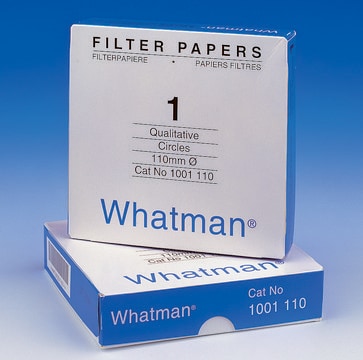 Whatman&#174; qualitatives Filterpapier, Güteklasse 1 circles, diam. 90&#160;mm, pack of 100