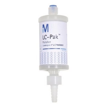 LC-Pak Endfilter Placed at the point of dispense of Direct-Q, Milli-Q Direct / Reference, Simplicity and Synergy systems, Designed for trace and ultra-trace organic analysis by HPLC, UHPLC, LC-MS, and LC-MS/MS