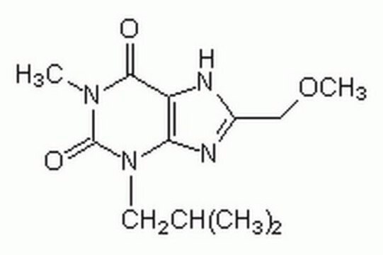 8-metoksymetylo-3-izobutylo-1-metyloksantyna A cell-permeable selective inhibitor of Ca2+-calmodulin-dependent phosphodiesterase (PDE I; IC&#8325;&#8320; = 4 &#181;M).