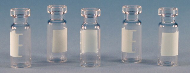 经过认证的钳口样品瓶&#65292;12×32mm volume 2&#160;mL, clear glass vial, pkg of 100&#160;ea