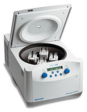 Eppendorf&#174; Centrifuge 5702/5702R/5702RH 5702RH, refrigerated/heated, with rotor A-4-38 and 4 x 85&nbsp;mL round bucket, rotary knobs, AC/DC input 120 V, 60 Hz, US 3-pin plug (US)