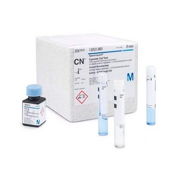 Cyanide Cell Test (free) photometric, 0.010-0.500&#160;mg/L (CN-), Spectroquant&#174;