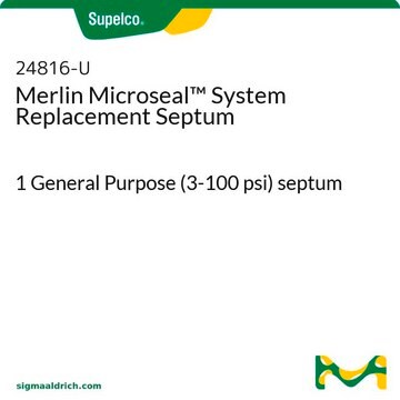 Merlin Microseal&#8482;システム交換用セプタム 1 General Purpose (3-100 psi) septum