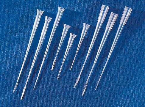 Corning&#174;-Pipettenspitzen zur Gelbeladung 0.2-10&#956;L flat microvolume gel-loading pipet tips, natural, non-sterile, 200 tips/rack, 400 tips/case