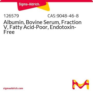 Albumin, Rinderserum, Fraktion V, geringer Fettsäuregehalt, endotoxinfrei