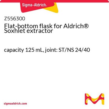 Flat-bottom flask for Aldrich&#174; Soxhlet extractor capacity 125&#160;mL, joint: ST/NS 24/40