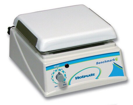 Benchmark Hotplate W × L 7.5&#160;in. × 7.5&#160;in., AC/DC input 230 V AC, UK plug