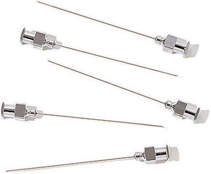 Aiguilles&nbsp;SGE pour seringues Luer-Lok needle size 22 ga, needle L × O.D. 51&#160;mm × 0.71&#160;mm