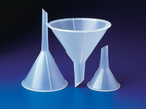 Scienceware&#174; heavy-duty lab-type polypropylene funnel capacity 180&#160;mL