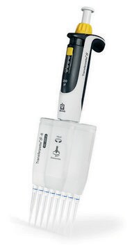 BRAND&#174; Transferpette&#174; S Multichannel Pipette capacity (5-50&#160;&#956;L), 8-channel, adjustable volume, M8-50, DE-M