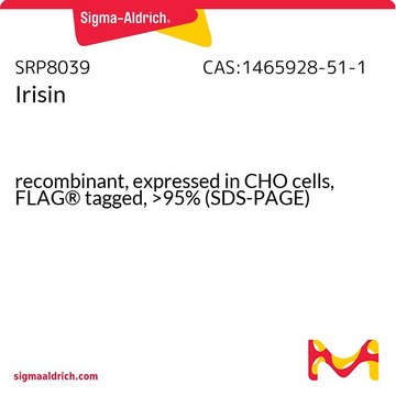 Irisin recombinant, expressed in CHO cells, FLAG&#174; tagged, &gt;95% (SDS-PAGE)