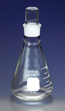 Pyrex&#174; narrow-mouth Erlenmeyer flask with ST stopper capacity 1,000&#160;mL