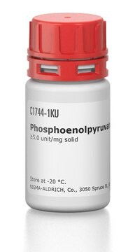 Phosphoenolpyruvate carboxylase microbial &#8805;5.0&#160;unit/mg solid