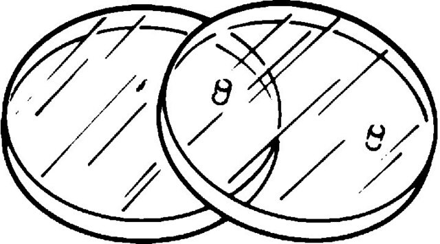 Rundes Zellenfenster, 32&nbsp;mm NaCl, Undrilled