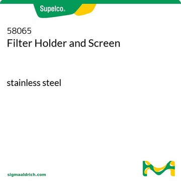 Filter Holder and Screen stainless steel