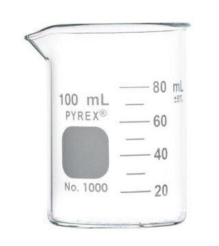 PYREX&#174; Griffin beakers low form, capacity 100&#160;mL