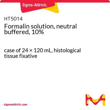 Soluzione di formalina, neutra tamponata, al 10% case of 24 × 120&#160;mL, histological tissue fixative