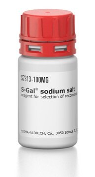 S-Gal&#174; Natriumsalz reagent for selection of recombinant bacterial clones