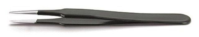 ESD Epoxy Coated Tweezers Style 2A, Stainless Steel