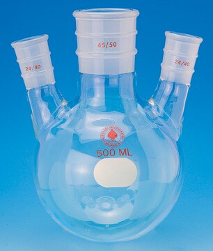 Three-neck round-bottom flasks capacity 50&#160;mL