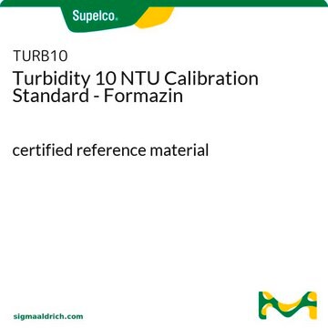 濁度、10 NTU 校正標準液- ホルマジン certified reference material