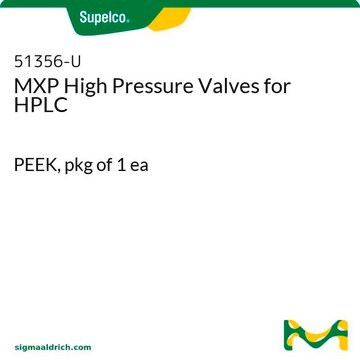 HPLC用MXP高圧弁 PEEK, pkg of 1&#160;ea