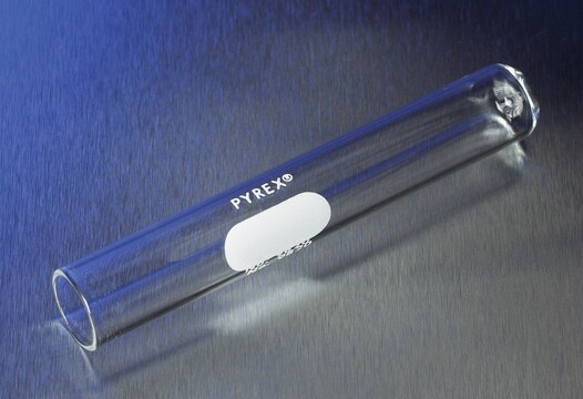 Pyrex&#174; culture tubes, rimless capacity 27&#160;mL