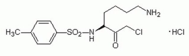 Chlorometyloketon Nα-tosylo-Lys, chlorowodorek Inhibits trypsin-like serine proteinases.