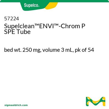 Supelclean&#8482;ENVI&#8482;-Chrom P SPE Tube bed wt. 250&#160;mg, volume 3&#160;mL, pk of 54