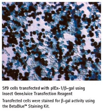 Insect GeneJuice&#174; Transfektionsreagenz Proprietary liposome transfection reagent optimized for maximal transfection efficiency of Sf9 insect cells for baculovirus protein expression.