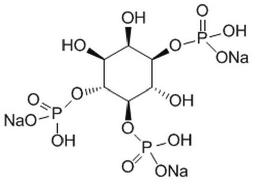 D-myo-Inositol-1,4,5-triphosphat, Trinatriumsalz Sodium salt of D-Ins(1,4,5)P&#8323; that has similar biological properties as the lithium salt.