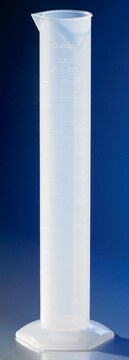 Corning&#174; reusable graduated cylinder single metric scale with funnel top, polypropylene, "to contain", size 2&#160;L