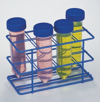 Scienceware&#174; centrifuge tube rack, epoxy-coated steel 20-position, for 15 mL plastic centrifuge tubes