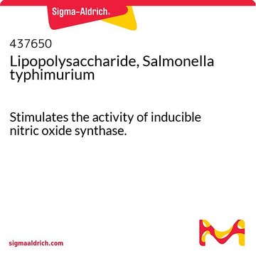 Lipopolysaccharid, Salmonella&nbsp;typhimurium Stimulates the activity of inducible nitric oxide synthase.