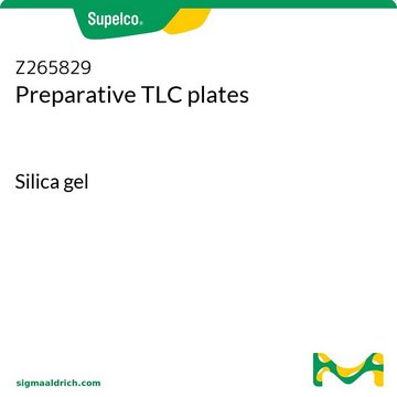 Placas para TLC preparativa Silica gel