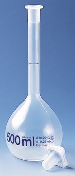 BRAND&#174; volumetric flask PMP, transparent, size 50 mL