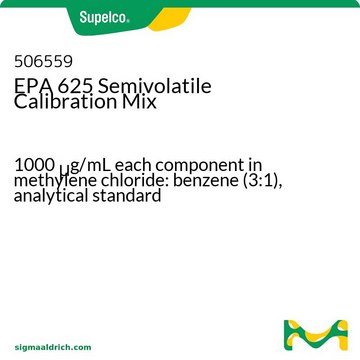 EPA 625 半挥发性有机物校准混标 1000&#160;&#956;g/mL each component in methylene chloride: benzene (3:1), analytical standard