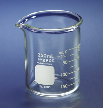 Pyrex&#174; graduated beaker, heavy duty capacity 1,000&#160;mL