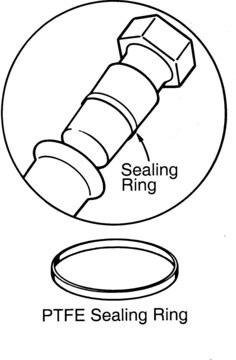 Glindemann PTFE-Dichtungsringe (for 14/10, 14/20, 14/35 joints)