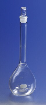 Pyrex&#174; volumetric flask, certified and serialized, with Pyrex&#174; ST stopper capacity 500&#160;mL