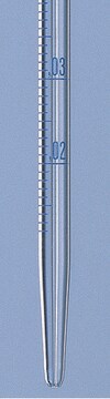 BRAND&#174; BLAUBRAND&#174; graduated pipette, calibrated to contain capacity 0.1&#160;mL