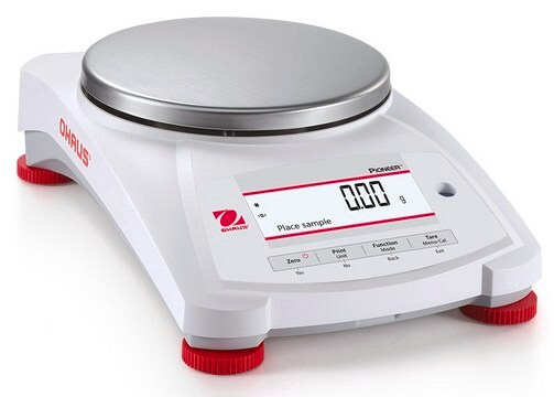 Ohaus&#174; Pioneer&#174; Precision Balance Model PX3202, weighing capacity 3200&#160;g, resolution: 0.01&#160;g, AC/DC input 110 V, US 3-pin plug (North America)