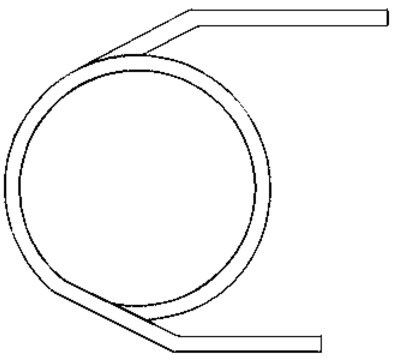 Columna para GC de vidrio vacía, para Agilent&#174; 5880, 5890, 6890, 7820 y 7890 (configuración "A") L × O.D. × I.D. 6.0&#160;ft (1.8&#160;m) × 1/4&#160;in. × 2.0&#160;mm